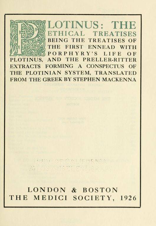Enneads cover