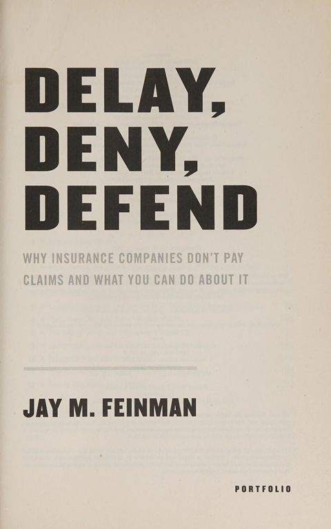 Delay, Deny, Defend cover