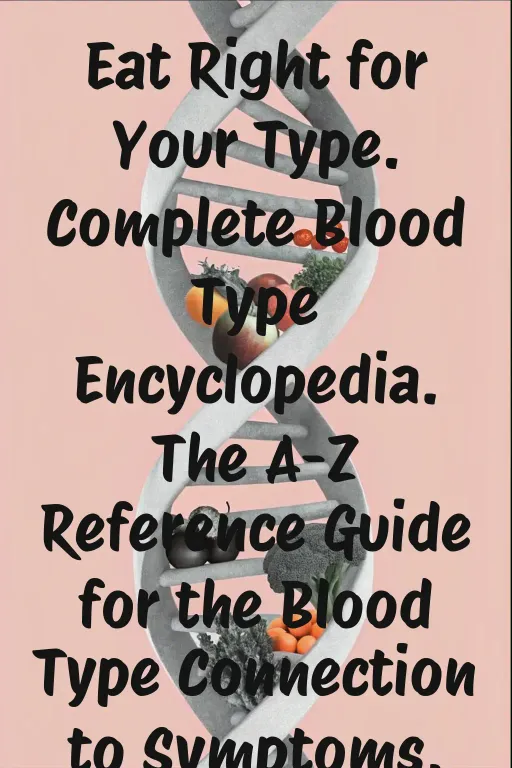 Eat Right for Your Type. Complete Blood Type Encyclopedia. The A-Z Reference Guide for the Blood Type Connection to Symptoms, Disease, Conditions, Vitamins, Supplements, Herbs and Food cover